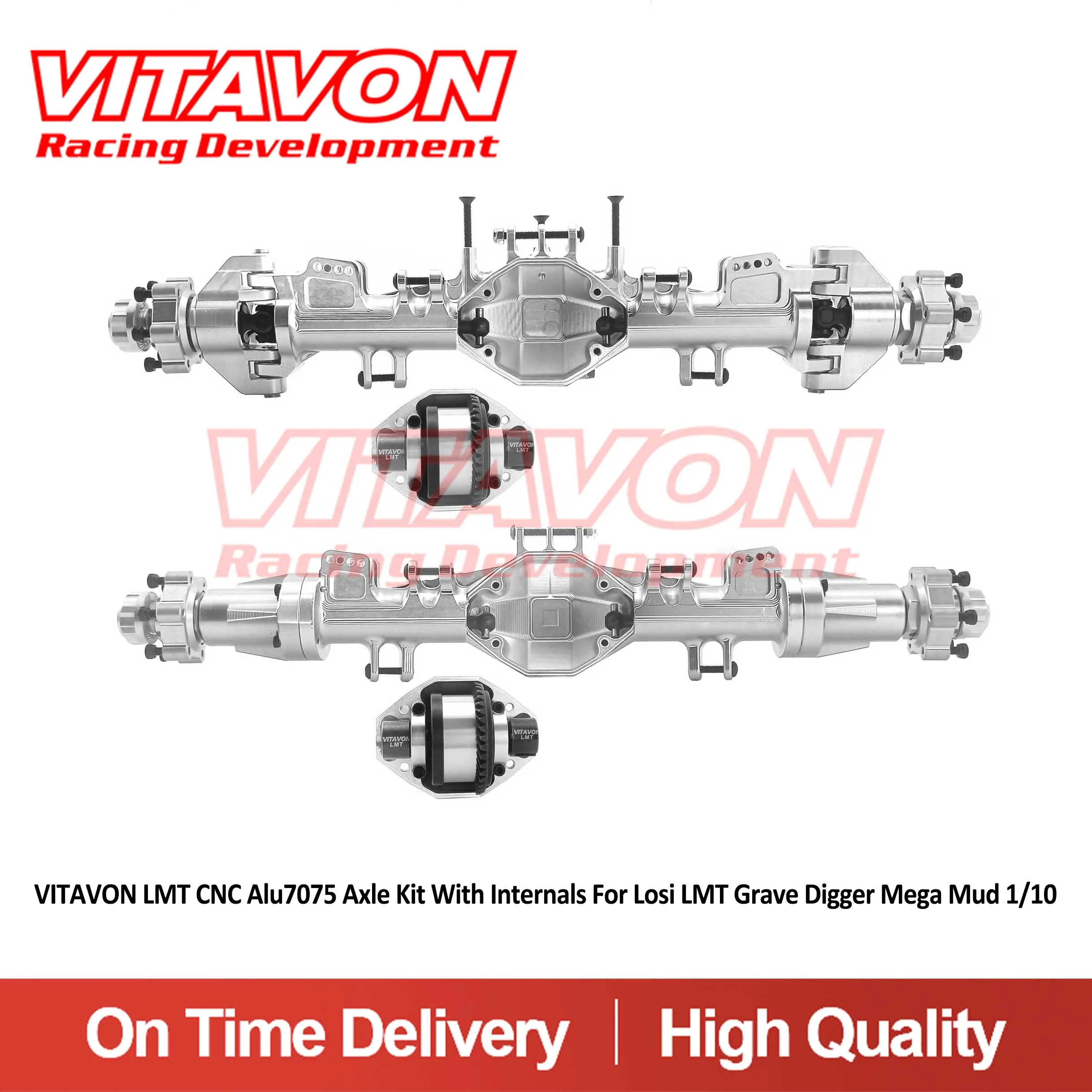 

VITAVON LMT CNC Alu7075 Axle Kit With Internals For Losi LMT Grave Digger Mega Mud 1/10