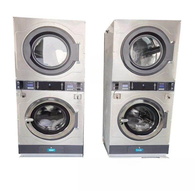 

Upper drying and lower washing, coin-operated washing machine, industrial washing machine, laundromat, commercial washing