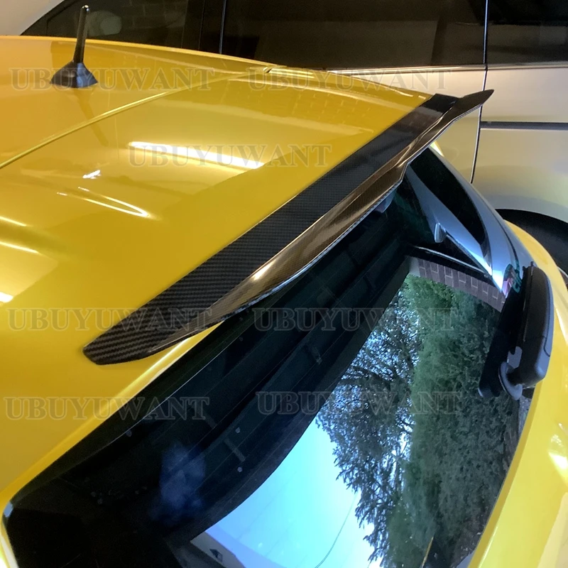 Roof Lip Spoiler For Renault Clio 4 High Quality ABS Plastic Glossy Black Rear Spoiler For RENAULT CLIO MK4 RS Car Wing