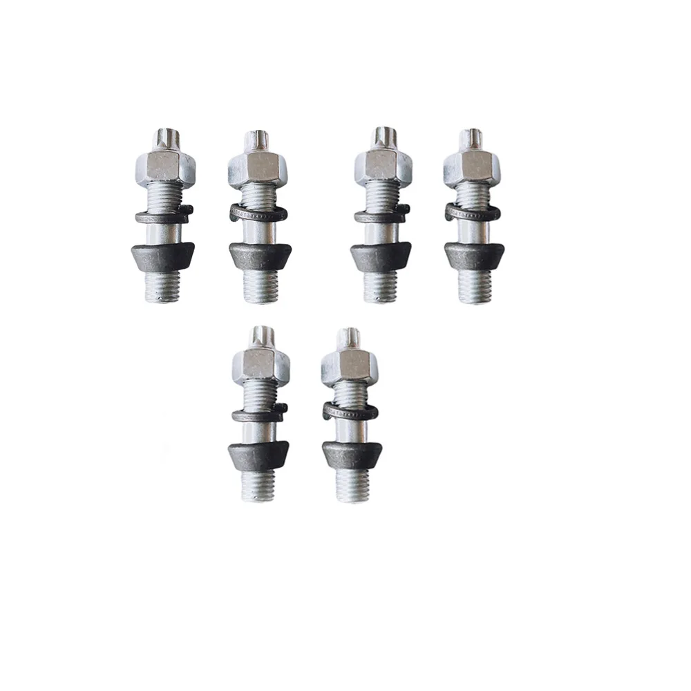 

6 шт. комплект одинарных кулаков и конусов для Toyota Land Cruiser 1980-2007 90116-12007 90126-12005 комплект гаек шпильки болта