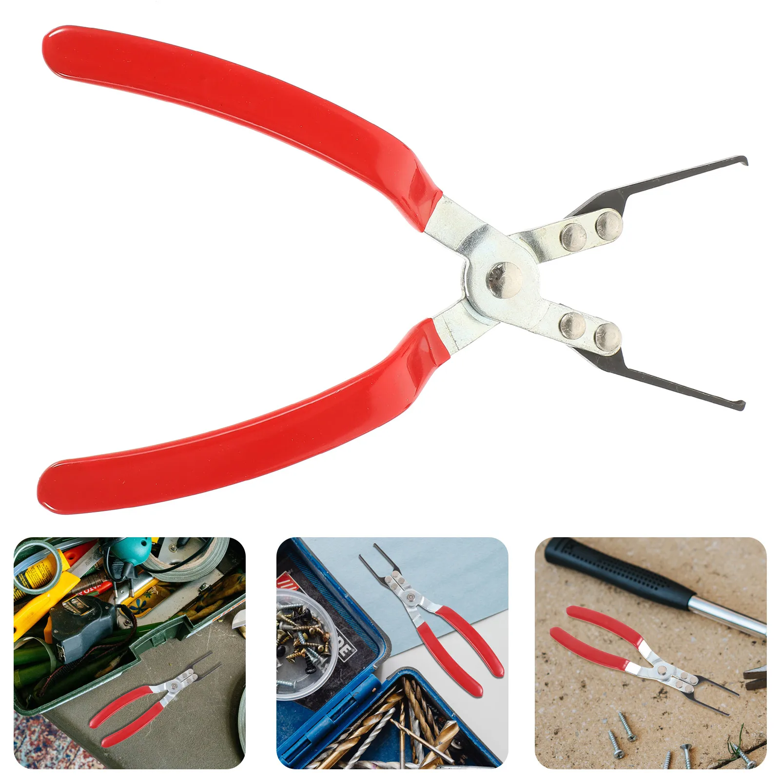 

Relay Removal Pliers For Car Fuse Relay Repair Durable Metal Portable Auto Tool Grey Fuse Clamp Pliers Set