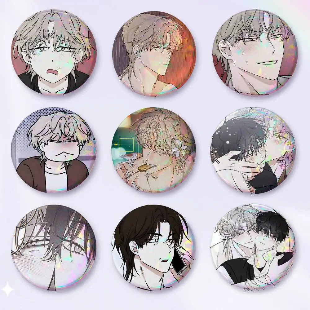 A-Low Tide In Twilight Anime Round Badges, Brooches, Clothing Accessories, Birthday Gifts, Anime Conventions