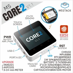M5Stack Official Core2 ESP32 IoT Development Kit V1.1