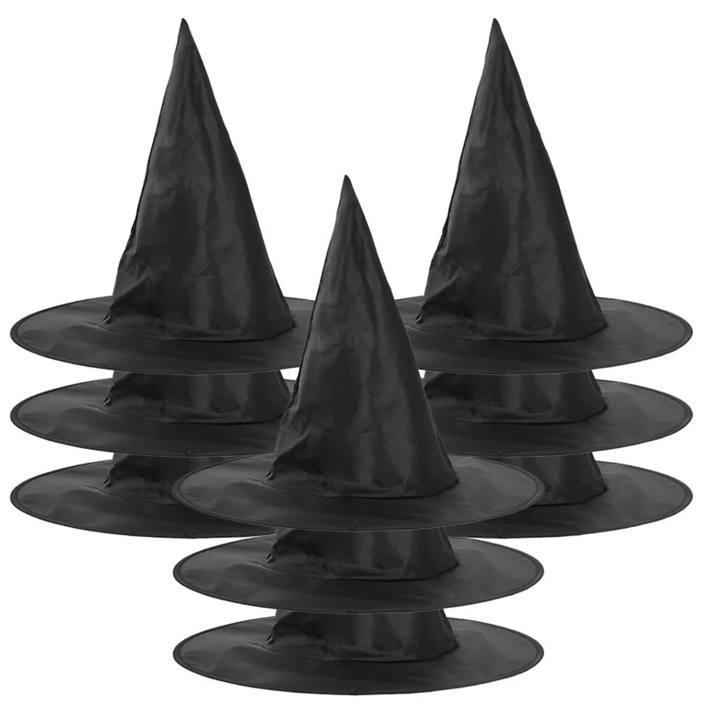 1Pcs Halloween Wizard Hat Black Oxford Cloth Unisex Witch Hat Cosplay Party Costume Props Decoration Harrys Potters Magics Hat