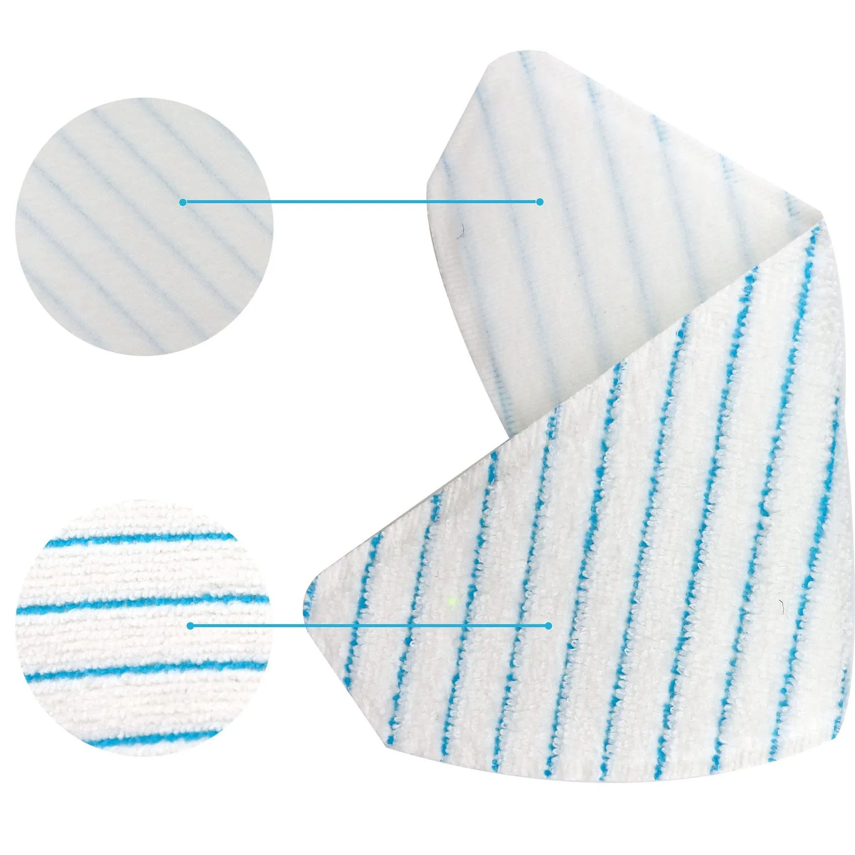 20ชิ้นแผ่นไม้ถูพื้นสำหรับ Ecovacs deebot ozmo T8 aivi T8 MAX N8 N8Pro N8Pro + T9 Power MAX อะไหล่เครื่องดูดฝุ่น