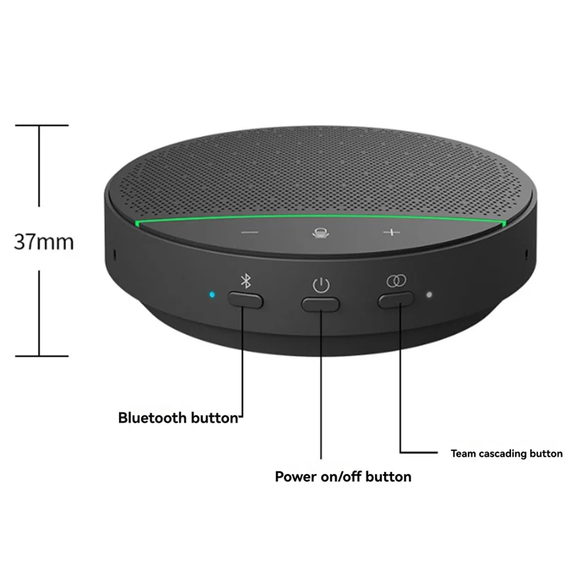 Omnidirectional Conference Microphone 360° Sound Pickup Wireless Speaker For Conference Classrooms