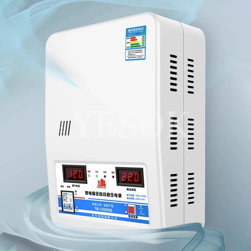 15KVa Voltage Stabilizer With Input Voltage 130V-260V & Output 220V Household Automatic Stabilized Power Supply Tools