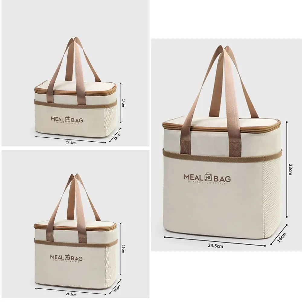 Portable Aluminum foil Lunch Box Storage Bag Thickened Insulated Thermal Insulation Bag Thermal Oxford Portable Ice Pack Picnic