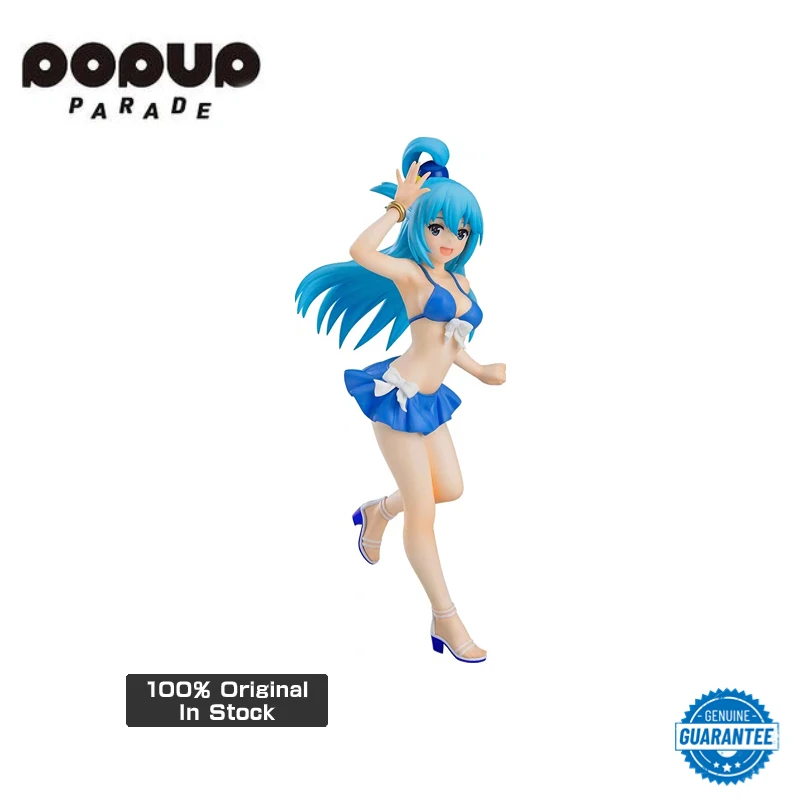 

Genuine Original POP UP PARADE 18cm Anime God's Blessing on This Wonderful World Aqua Swimsuit Ver Action Figure Gifts Toy Model