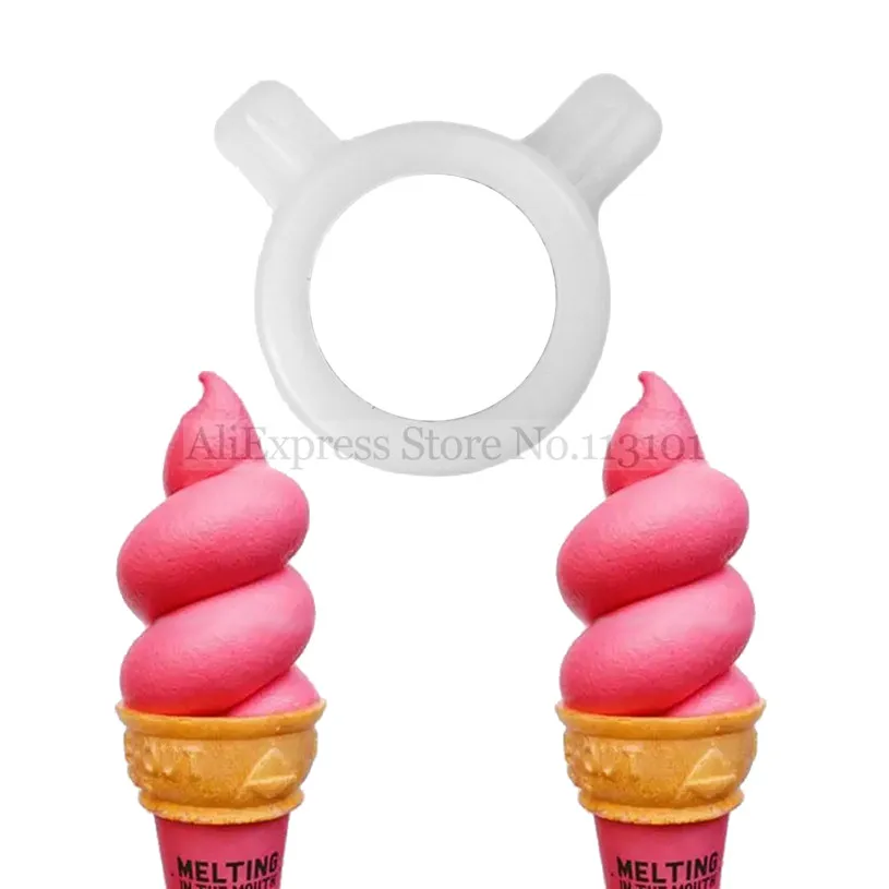 Ice Cream Plump Modeling Cap Cylindrical Shaped Fitting Lid Part For Soft Ice Cream Machines Accessory 29mm Inner Diameter