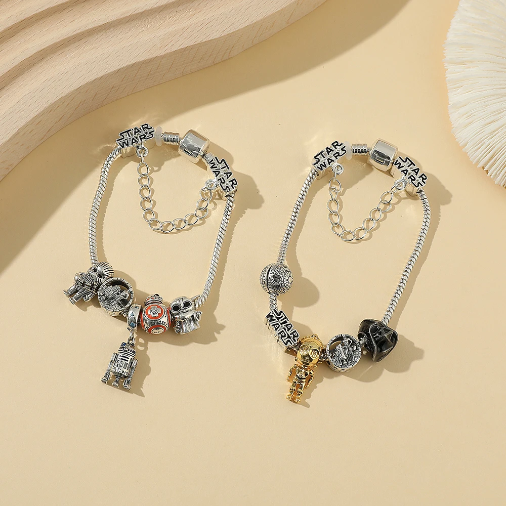 Charming Bracelet Star Wars Enamel Pendant Bracelet Fashion Universal Accessory Gift
