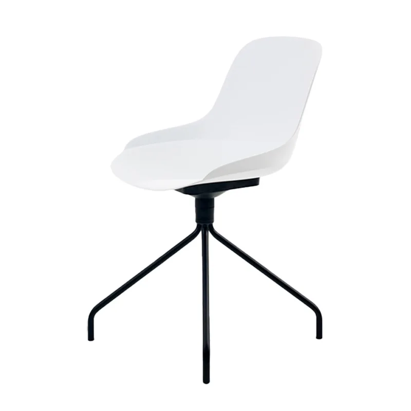 Designer Cafe Leisure Discussion Plastic Chair Modern Simple Home computer Chair Rotating Metal Office chair