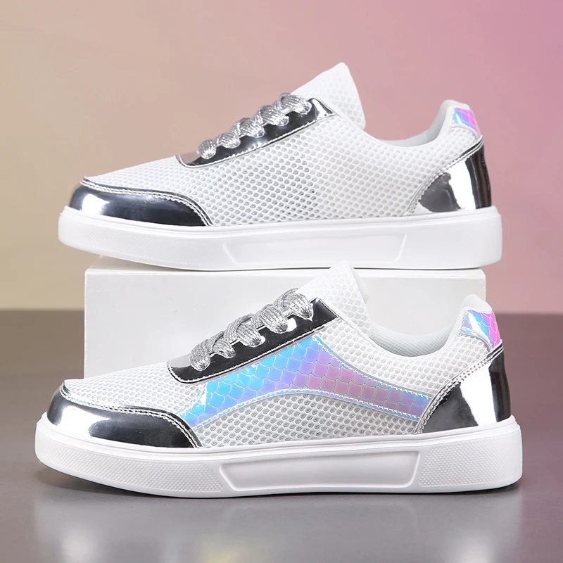 ELUVA Zapatillas de deporte para hombre de malla transpirable, zapatos ligeros y cómodos para caminar para verano, deportes al aire libre, tenis, duraderos, antideslizantes
