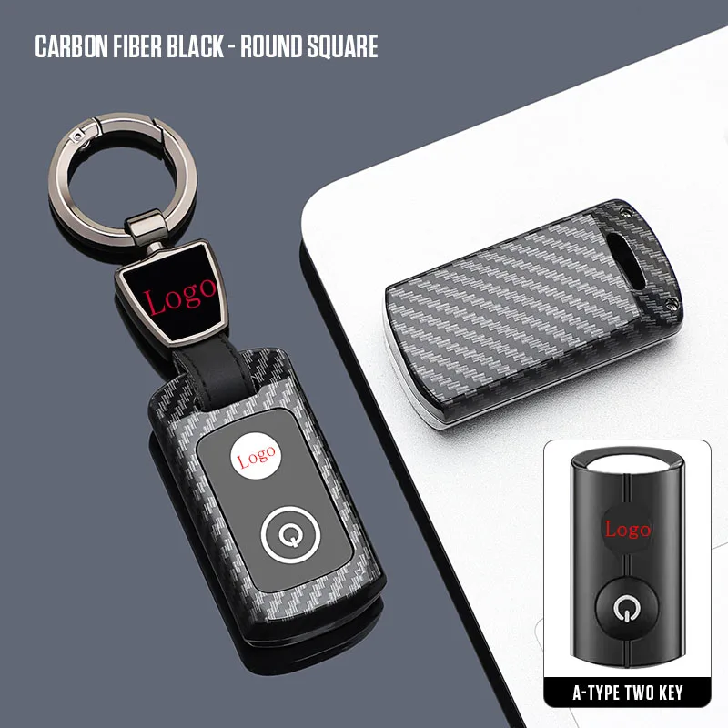 

Carbon ABS Car Remote Key Case Cover Shell For Yamaha Nmax 2021/2022 NVX NVX155 XMAX XMAX300 QBIX AEROX JAUNS 2018 2019 For Man