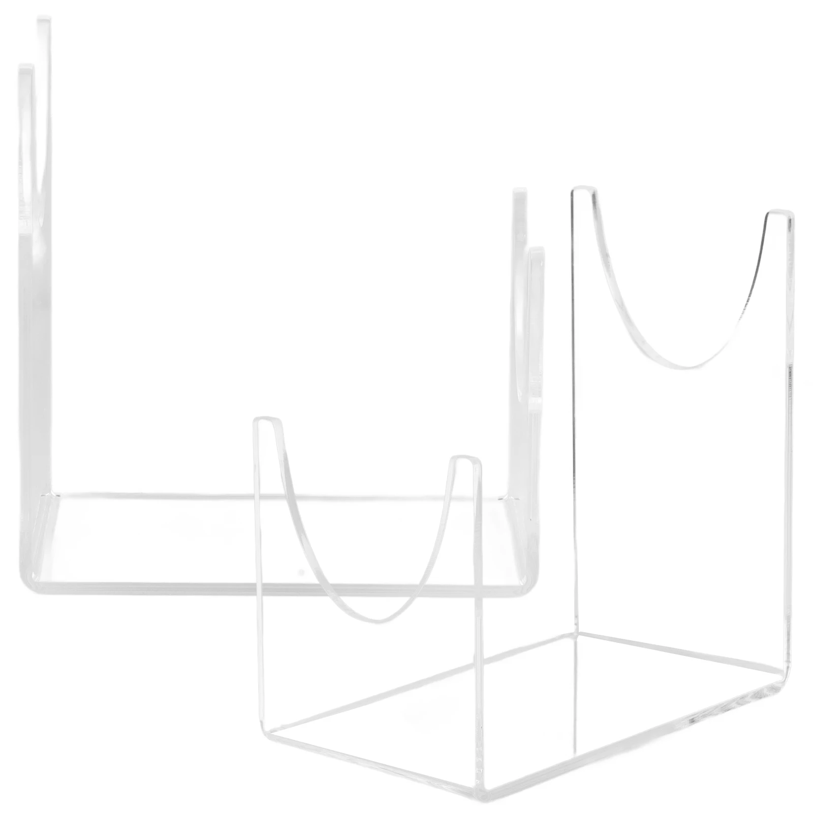 

2Pcs Sword Display Stand Acrylic Holder for Shofar Horn Crafts Desktop Tabletop Storage Rack Home Decor Accessory