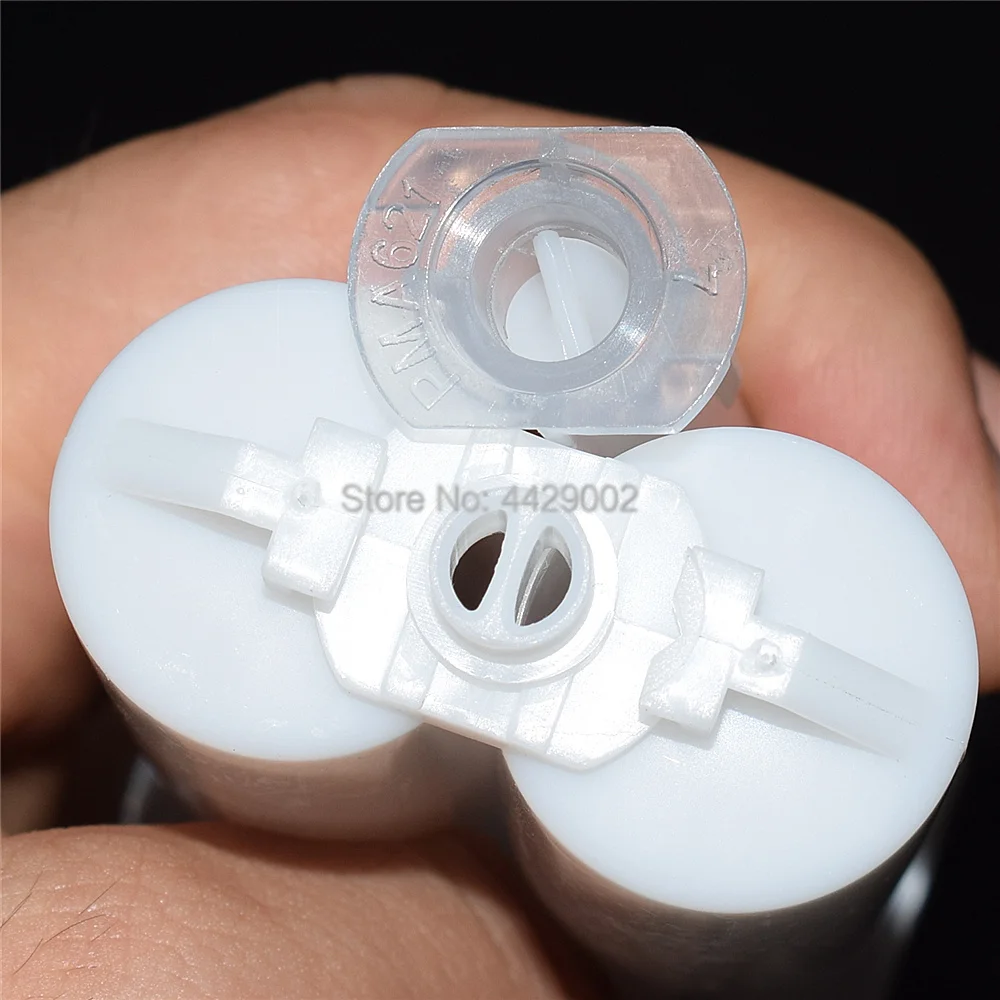 4000 Stück Klebstoff-Mischrohr Epoxid-Statikmischer AB-Klebstoff-Mischdüsen für Zweikomponenten-50ml-1:1-Klebstoffkartuschen – Detail 7
