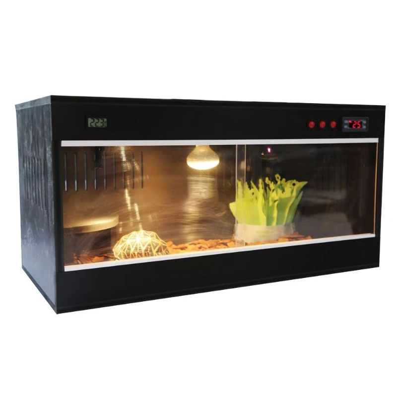 100*50*50cm Flat Pack PVC klatka dla zwierząt domowych terrarium dla gadów vivarium z regulacją temperatury dla gadów