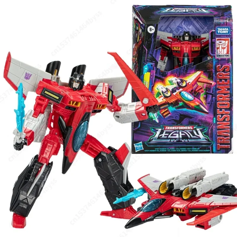 Takara Tomy Hasbro Transformers Legacy Armada Universe Starscream Evolution Voyager Action Figure Robot Collection Hobby Toys