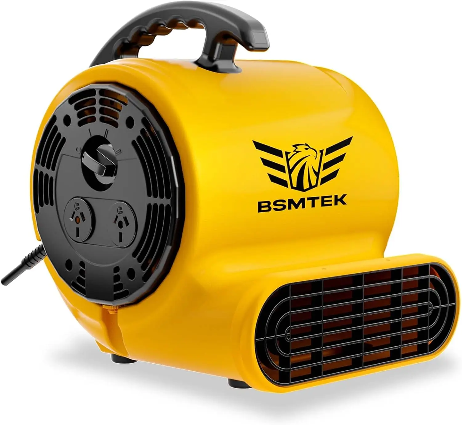 

1200 CFM Air Mover Blower Fan, Floor Blower Dryer - Timer for Industria, 3 Speeds, 4 Adjustable Angles, Carpet Buckles, Stackabl