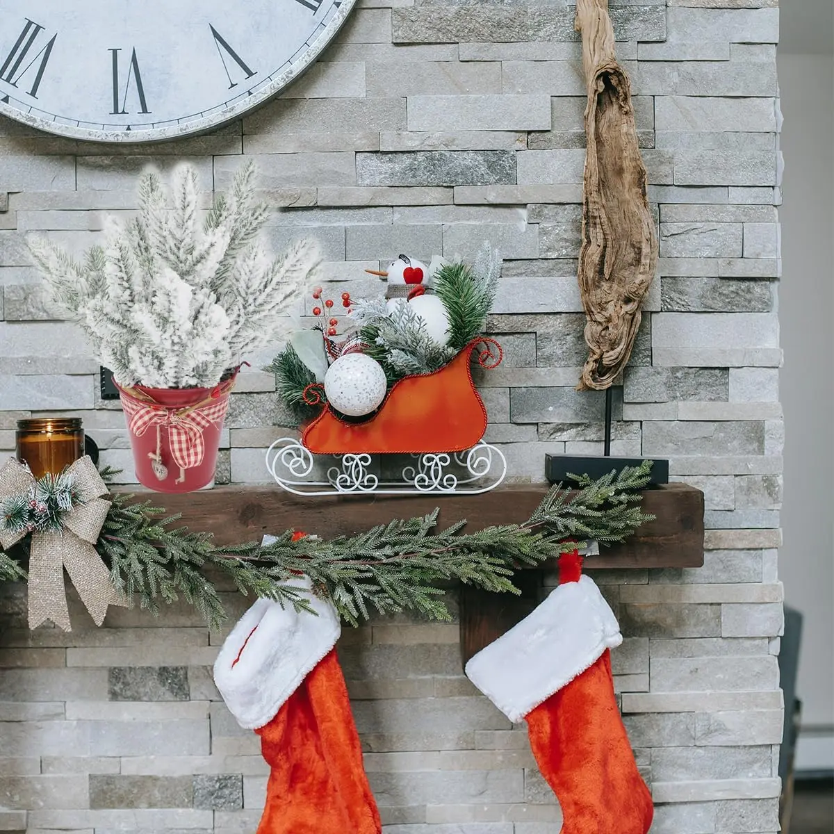 5 قطعة النباتات الاصطناعية الصنوبر إبرة شجرة عيد الميلاد غرفة المنزل الجدول ديكورا في الهواء الطلق ساحة حديقة الزفاف إكليل الزفاف لتقوم بها بنفسك صندوق الهدايا #6