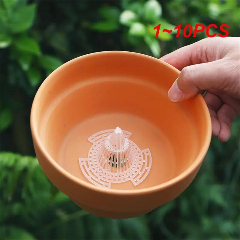 1~10PCS Leakproof Flower Pot Hole Mesh Cup Conical Bonsai Pot Bottom Coniform Grid Mat Bottom Net Prevent Soil Loss Breathable