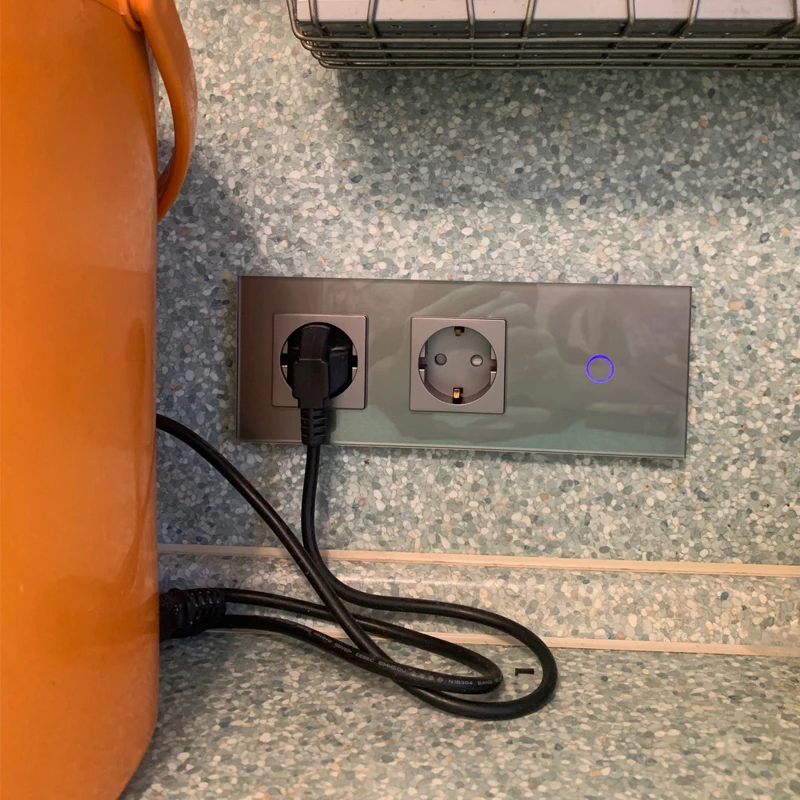 Imagem -05 - Bingoelec Wifi Wall Touch Switch Tomadas Usb Duplas Tipo-c Gang Light Switches Gang 3gang Funciona com Alexa Tuya Google Home