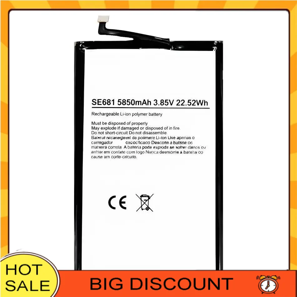

SE681 For Nokia C30 Mobile Phone Battery Good Low-Temperature Performance 5850Mah