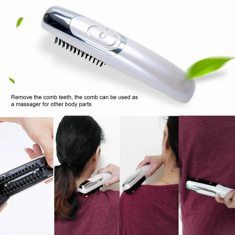 TAKROL Electronic Scalp Massager Electric Head Massage Comb Infrared Laser for Hair Health Care