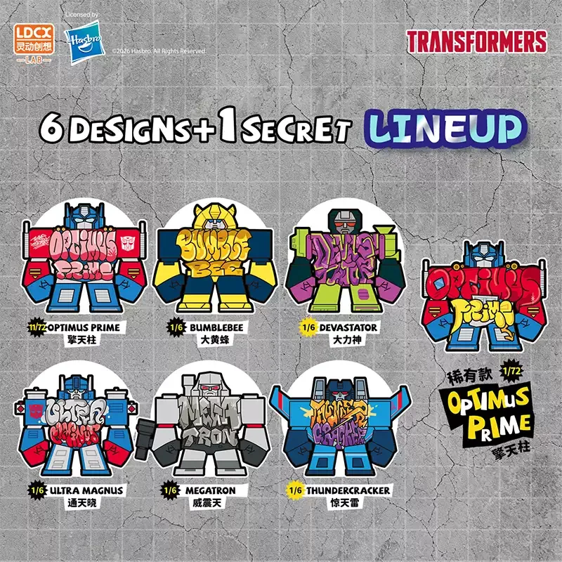 Original Ldcx Artverse Transformers Energy Graffiti Vol.1 Figures Blind Box Optimus Prime Bumblebee Collect Toys Ornament Gifts view 2