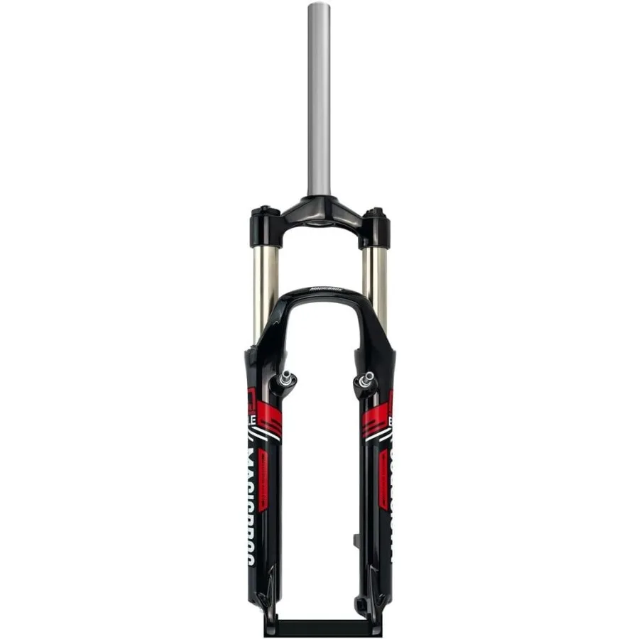 

Mountain Bike Suspension Fork 26 Inch Disc V Brake MTB Fork 100mm Travel 11 8 Straight Tube 28.6mm Spring Fork QR 9mm Manual Lo