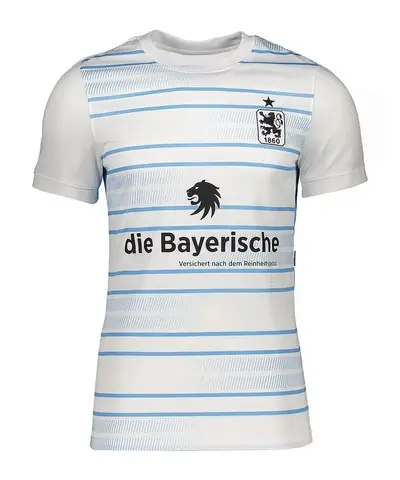 24_25TSV 1860 뮌헨 홈 저지 남성용 빠른 건조 통기성 티셔츠 TSV 1860 뮌헨 어웨이 저지 스포츠 트레이닝 티셔츠 탑