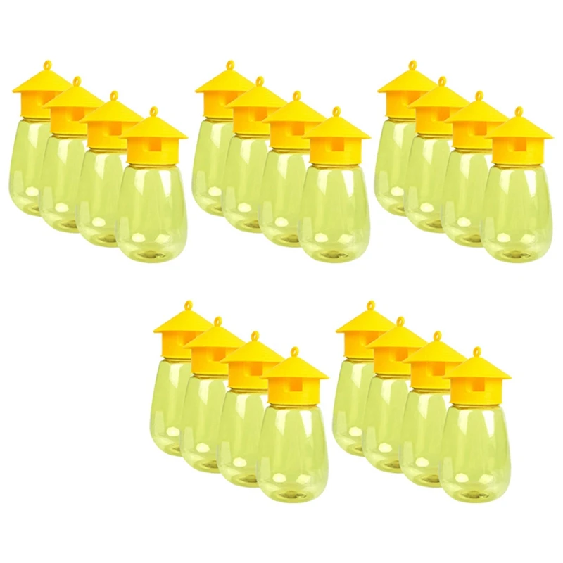 

20 Pack Fly Reusable Traps, Fruit Fly Traps Fly Catcher Outdoor