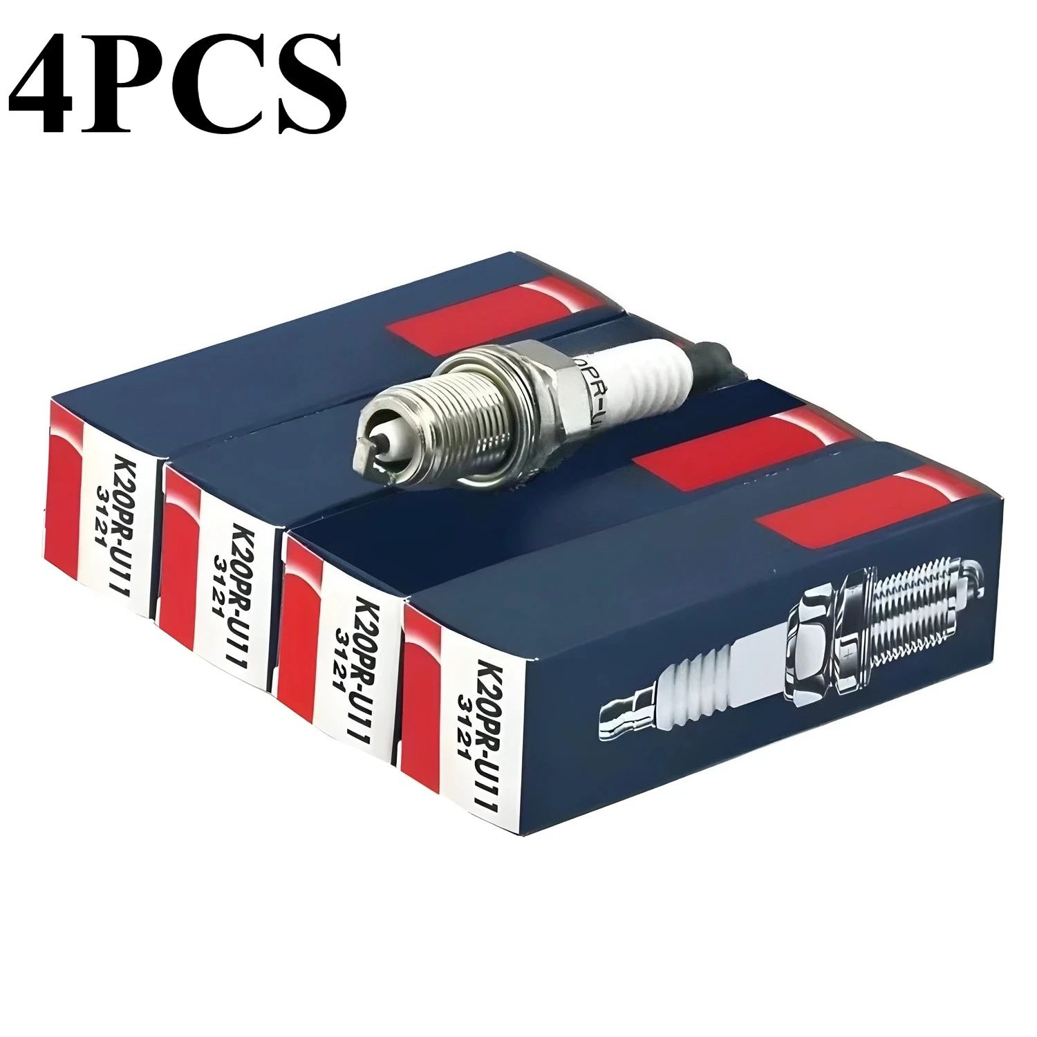 

4/6Pcs K20PR-U11 3121 Spark Plug K20PRU11 for TOYOTA MAZDA MITSUBISHI NISSAN HONDA OPEL DAIHATSU SUZUKI CHEVROLET SUBARU