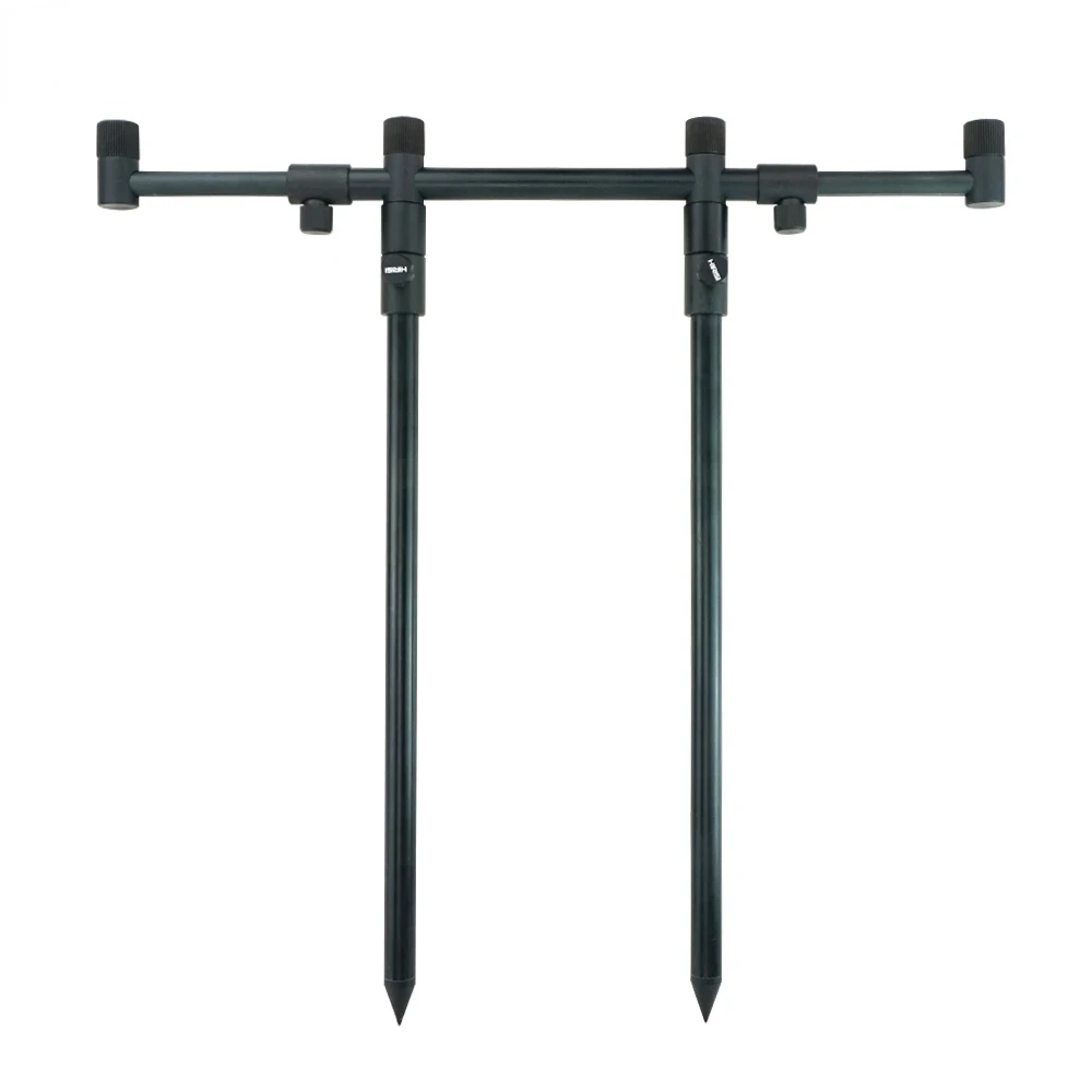 

Fishing Buzz Bar And Bank Sticks Set for 3 Fishing Rods Fishing Rod Pod Set Fishing Accessories Carabiner hook Fishing worms Bfs