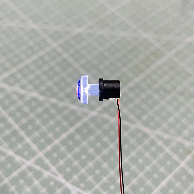 1:14e schaal LED-simulatie lichtgevend kristal auto-logo licht decoratie voor Tamiya RC vrachtwagen SCANIA 770S 6x4 56368 56371 56379