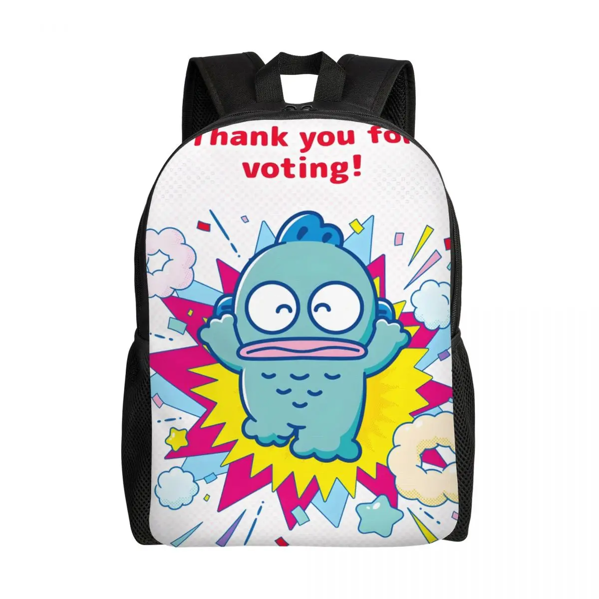 

Custom Kawaii Hangyodon Backpacks Women College School Student Bookbag Fits 15 Inch Laptop Ugly Fish Kawaii Cartoon Anime Bags
