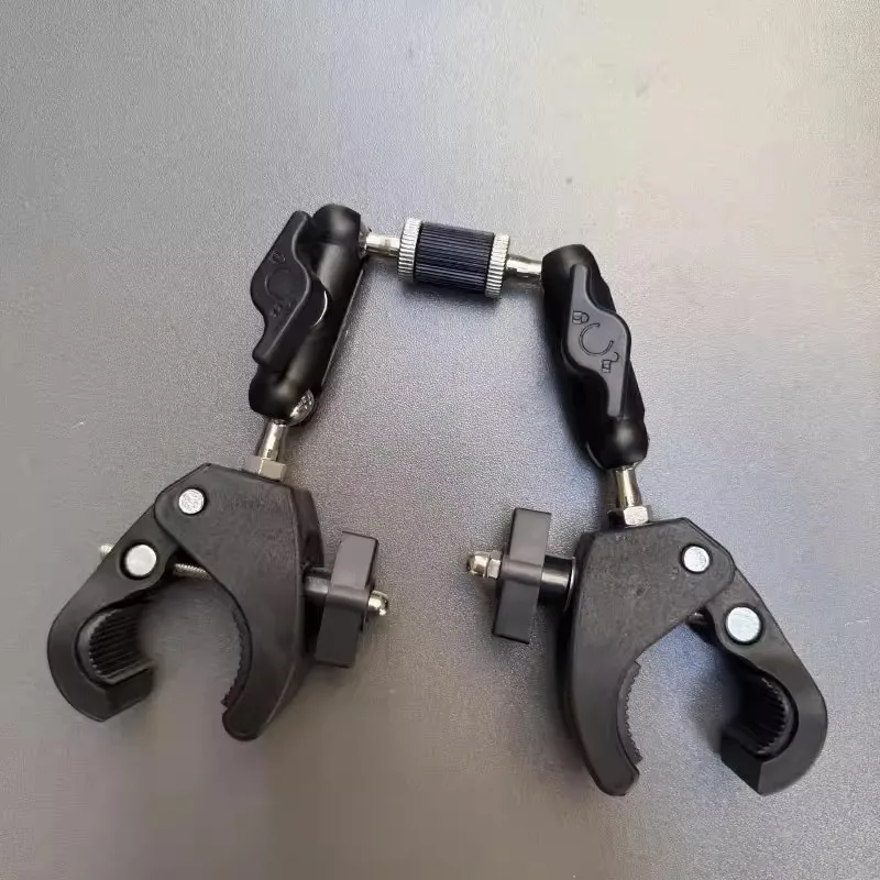

Double-Headed Large Pliers for Circular Tube Fixation with 360-Degree Adjustable Joint Selfie Stick Clamp