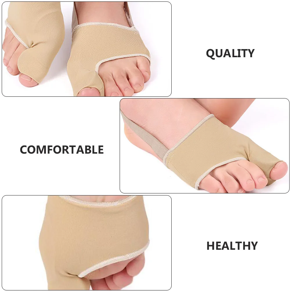 Calcetines correctos de juanete, separador de dedos del pie, Corrector de pulgar Valgus, ajustador de dedo gordo, nailon Sebs, ajuste suave y duradero, alivio del dolor en el pie, 1 par