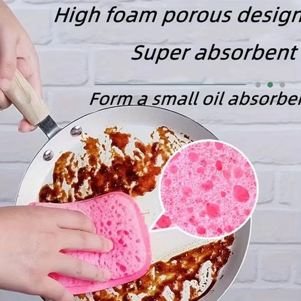 Soft Sponge Absorbent Clean Rub Rust Scouring Pad Household Kitchen Dish Washing Cleaning Brush Sponge Accessories