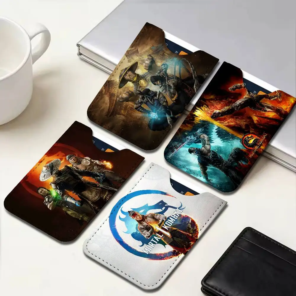 Video Game M-Mortal Kombat Credit ID Business Card Holder, Practical Pocket Gift for Outdoor Driving & Daily Use