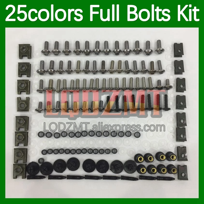 268pcs Body Bolt Full Screws Kit For KAWASAKI NINJA ZX250 ZX 250 R 250R ZX250R 2008 2009 2010 2011 2012 Fairing Bolts screw Nut