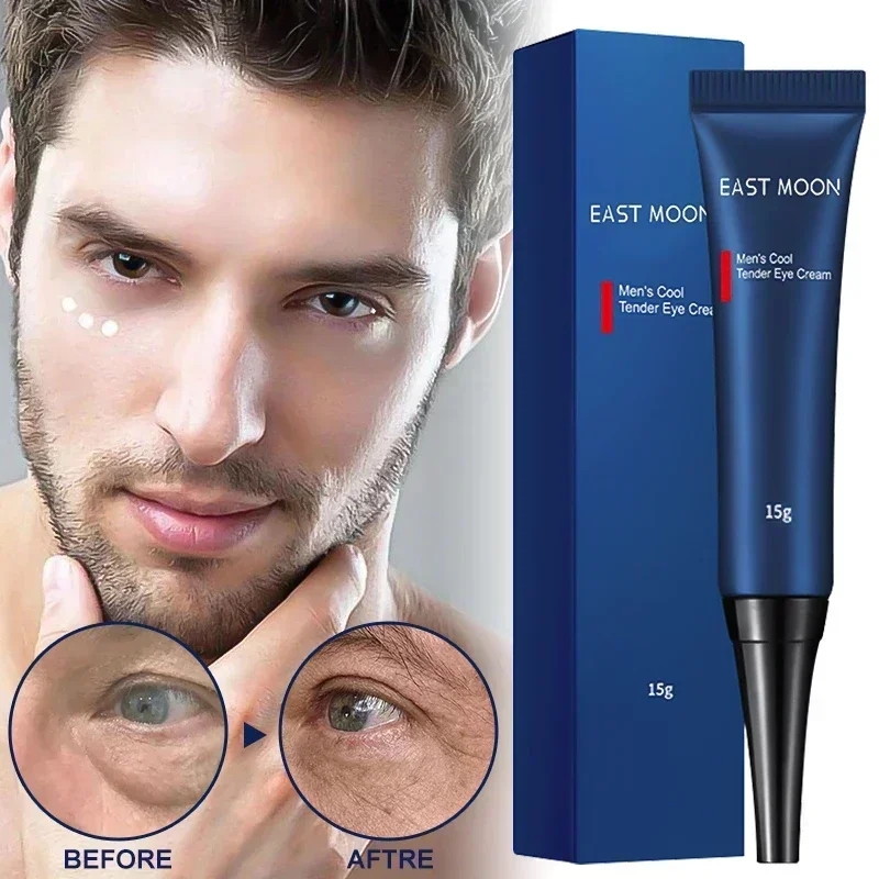 Openeyes-Crème hydratante pour les yeux pour hommes, gel liftant pour les yeux, peptide, cernes, poches, ridules, voiture