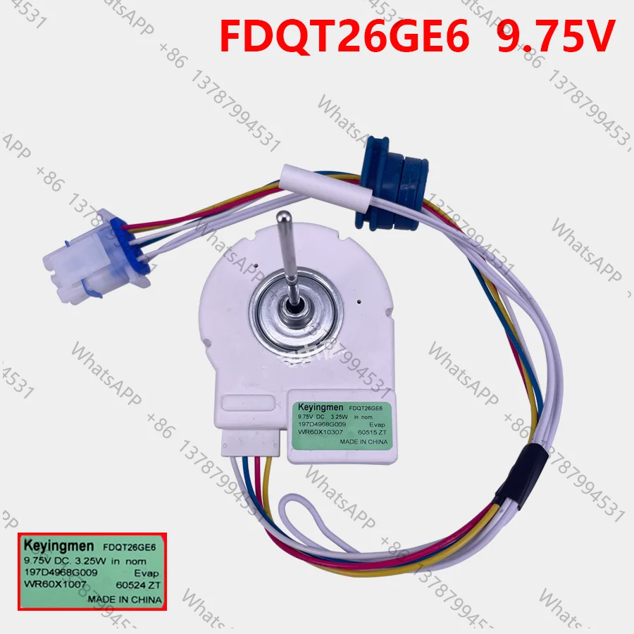 refrigerator ventilation fan motor 197D4968G009 FDQT26GE6 FDQT26GE8 reverse rotary motor refrigerator parts