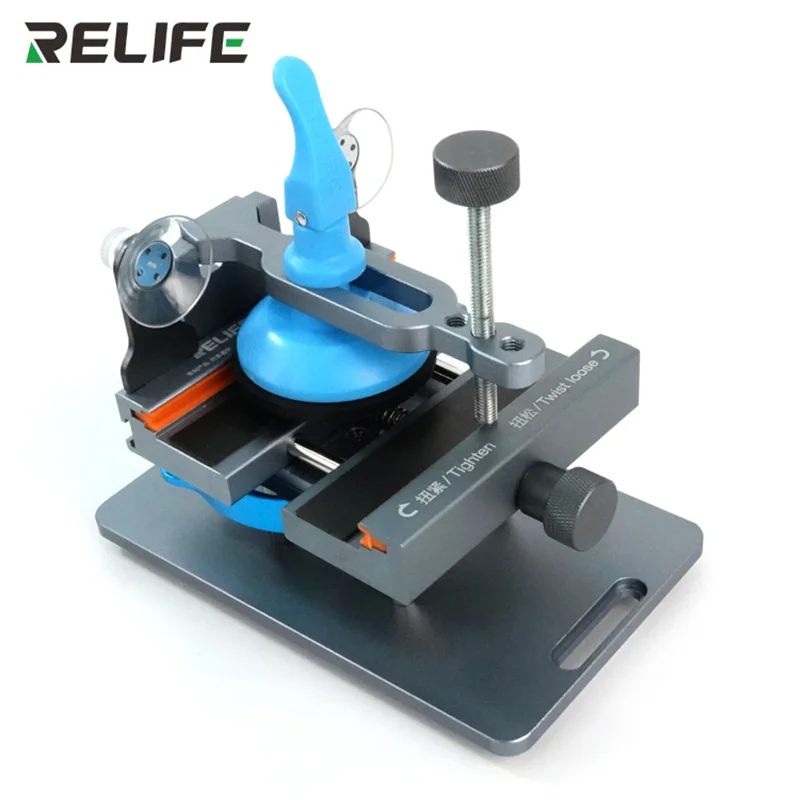 Relife RL-601S plus 2 em 1 universal rotativa dispositivo elétrico para a separação de tela do telefone móvel vidro capa traseira remoção braçadeira