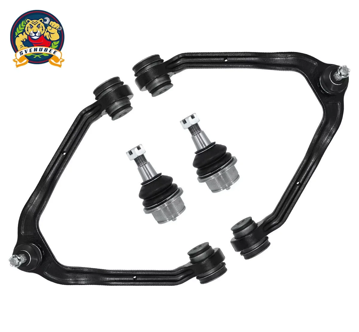 

Svenubee Front Upper Control Arm with Ball Joint 4Pcs for Chevrolet Silverado 1500 Cadillac Escalade 2000 2001 2002-2014 K80942