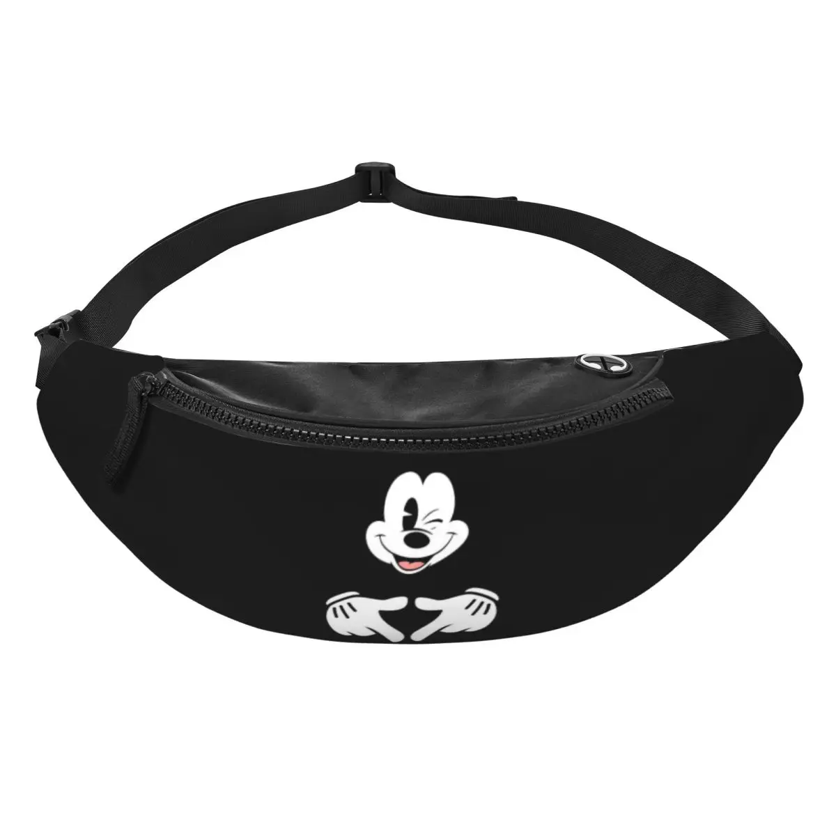 

Поясная сумка-бананка с Микки Маусом в стиле аниме для мужчин и женщин, мультяшная сумка через плечо для путешествий, для телефона и денег
