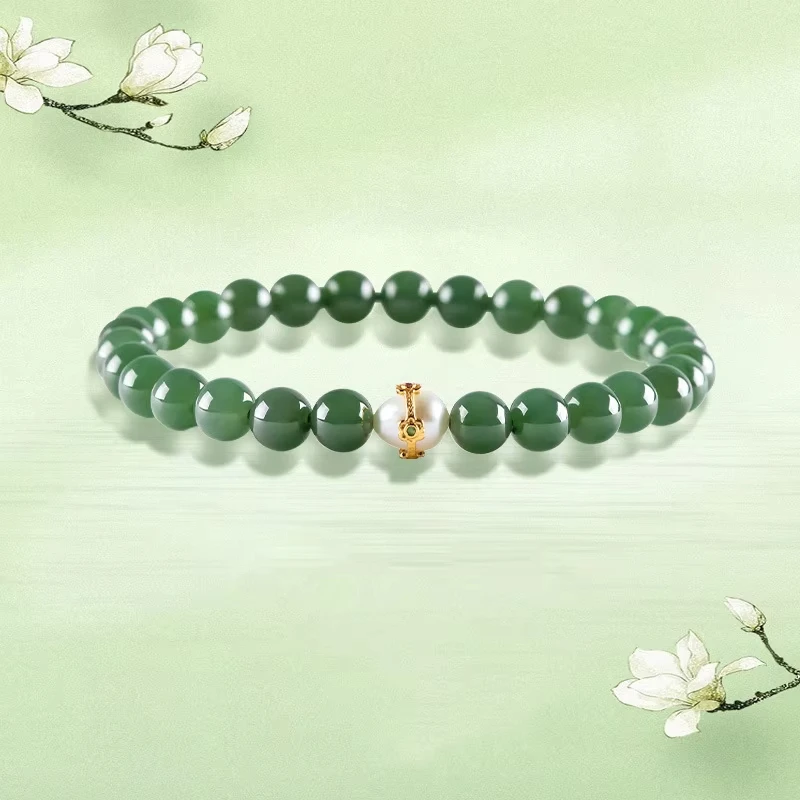 Elegant Chinese Style Beaded Bracelet with Timeless Charm Versatile Fashion Accessory for Women Daily Wear and Special Occasions