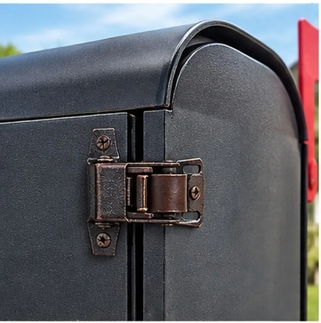 10Sets Universal Mailbox Latch Replacement Hardware Roller Catch Set Strong Holding Power for Tight Spaces Outdoor Mailbox Door