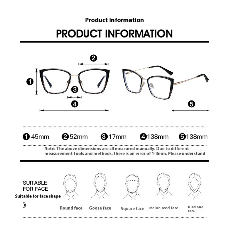 السيدات المألوف الراقية وصفة طبية نظارات النساء طول النظر الشيخوخي نظارات للقراءة مكافحة الضوء الأزرق مد البصر قصر النظر نظارات