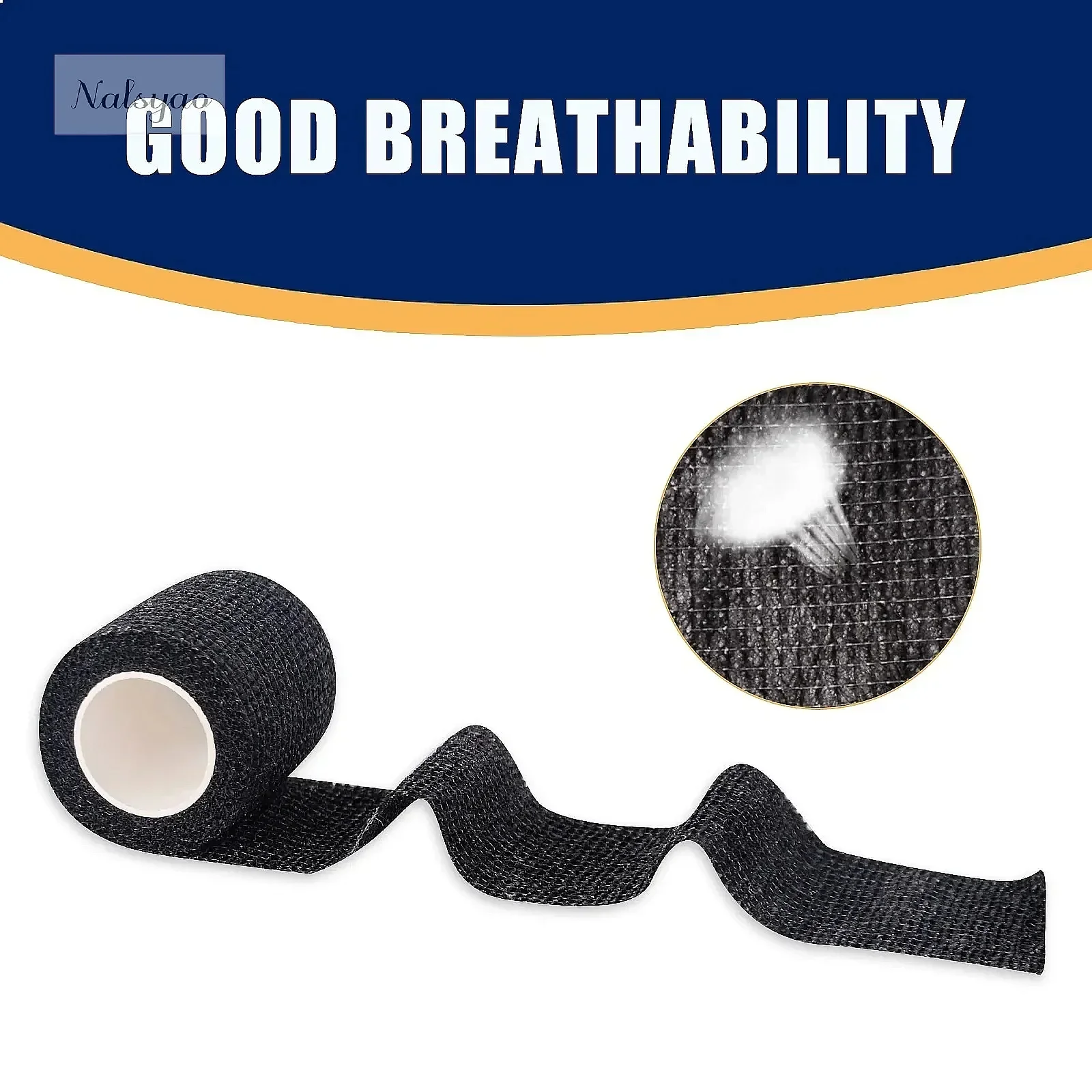 5/10/20Pcs Black Tattoo Grip Bandage Waterproof Self Adhesive Soft Cotton High Quality Tattoo Accessories Supplies